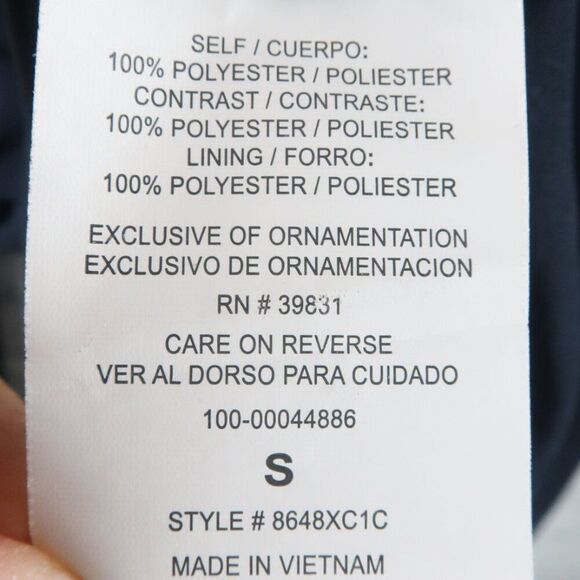 SEQUIN HEARTS BLUE WITH SEQUIN DETAIL LONG SHEER SLEEVE WITH CUTOUT FLOWY DRESS - Picture 3 of 11